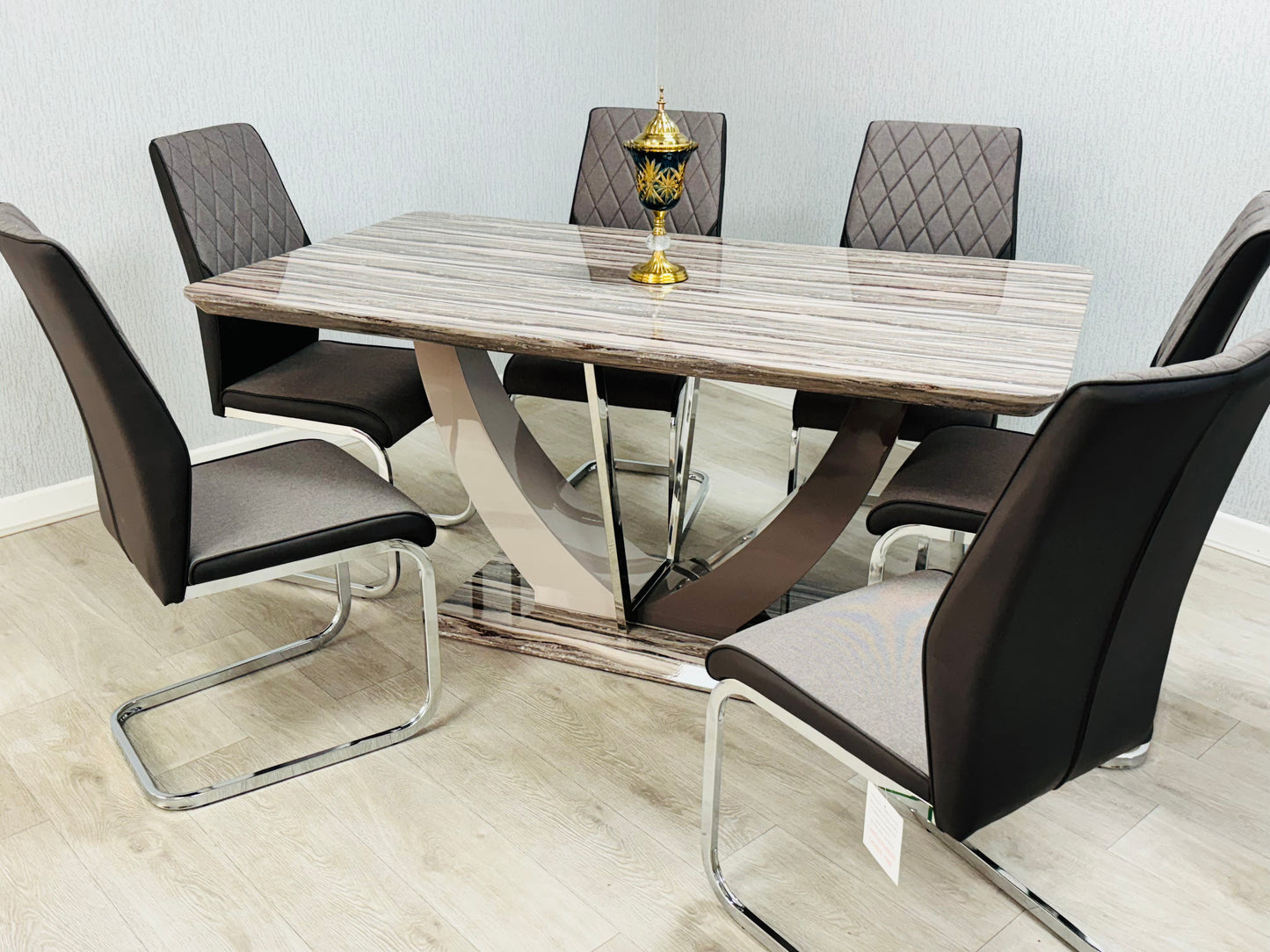 Stone dining table