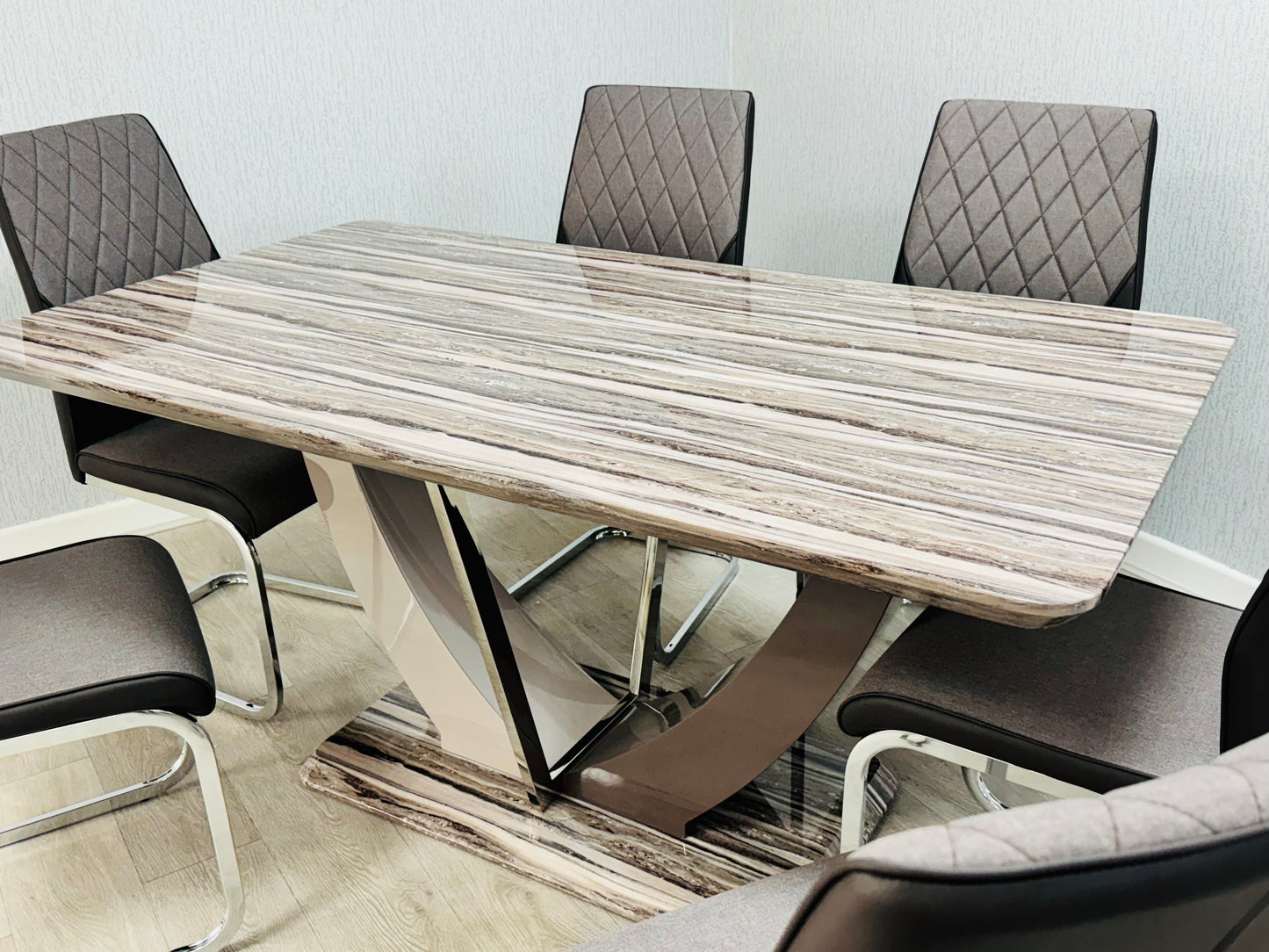 Stone dining table