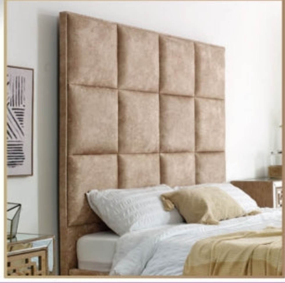 Block double bed frame only