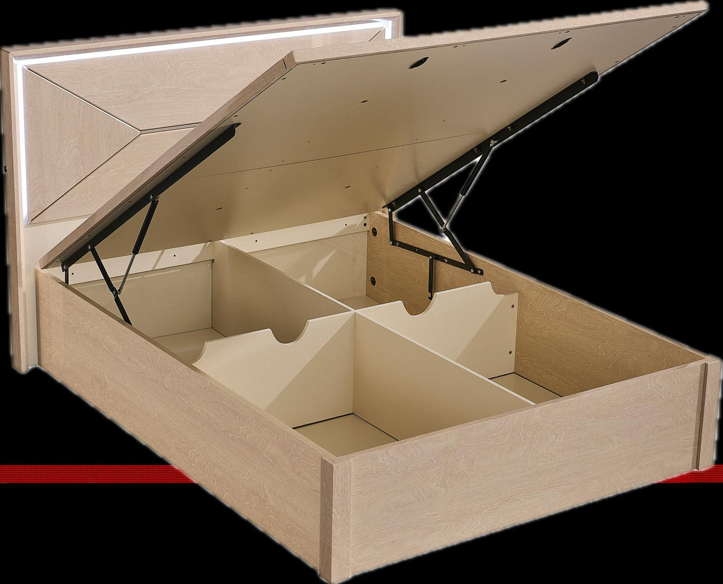 Rug storage bed