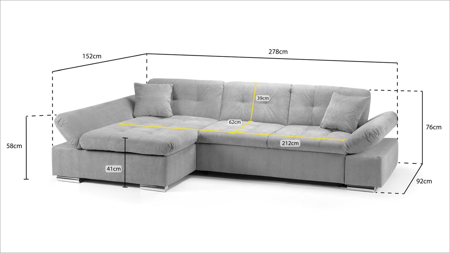 Corner sofa bed