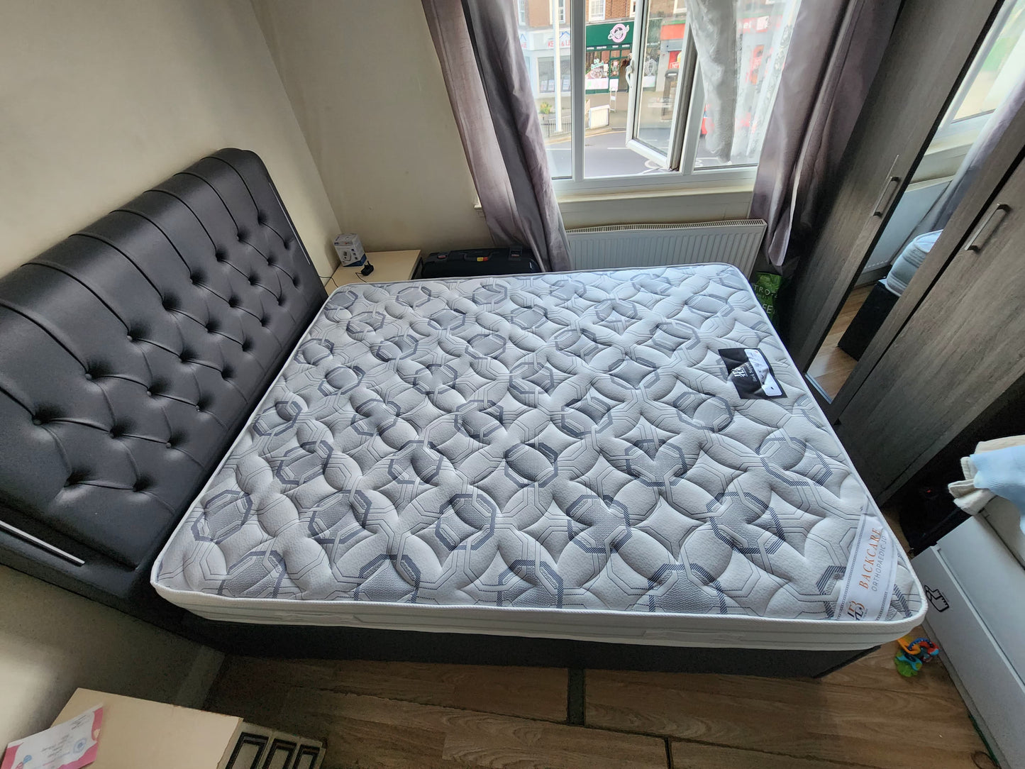 Ruby bed frame only double or king