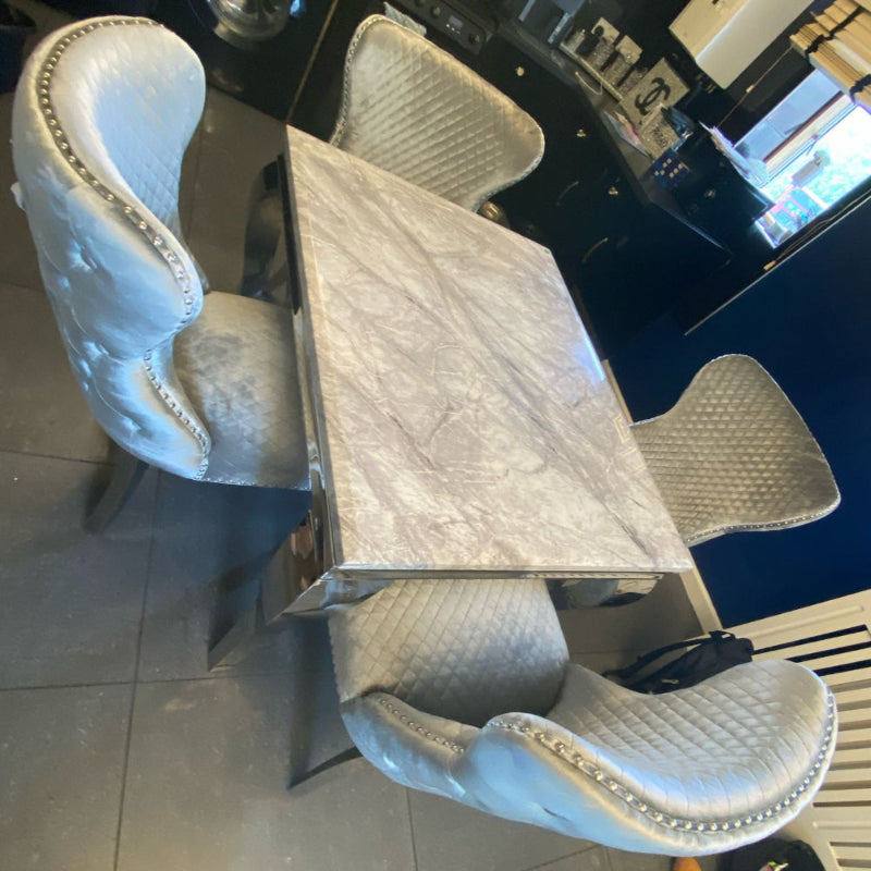 Ewis dining table with 4 chairs