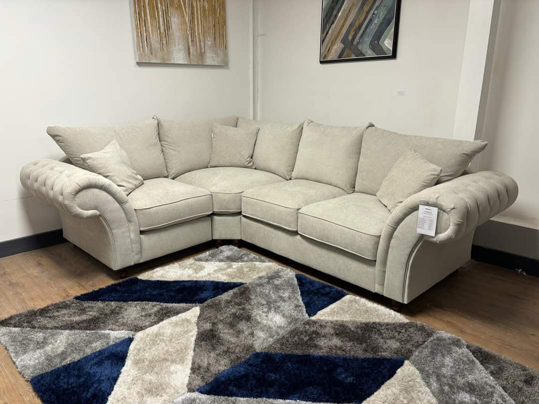 Chesterfield corner sofa