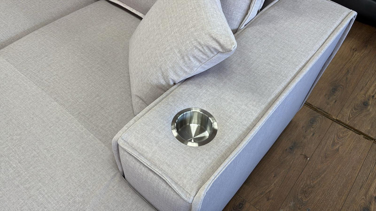 U shape sofa bed