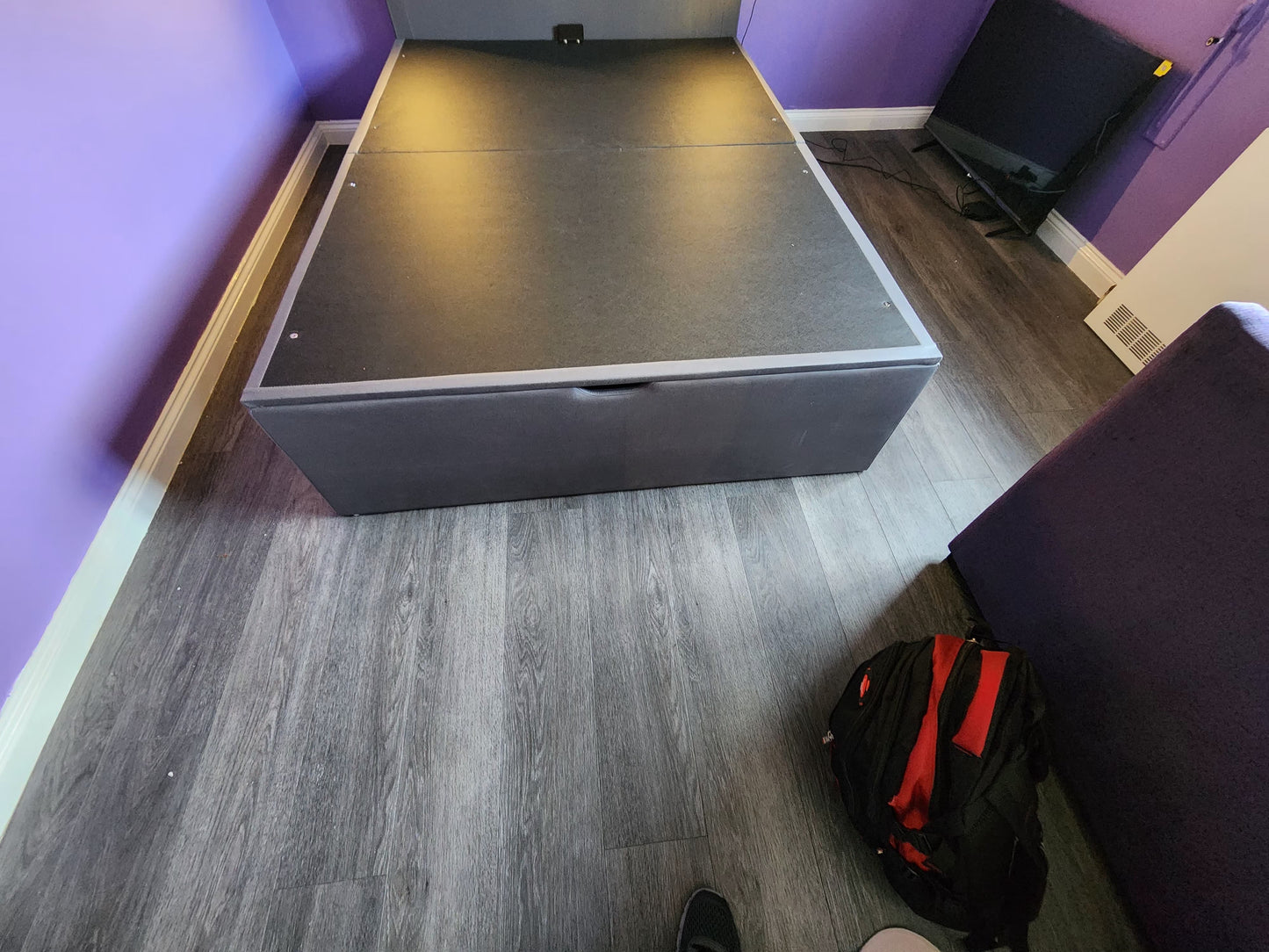 Ruby bed frame only double or king