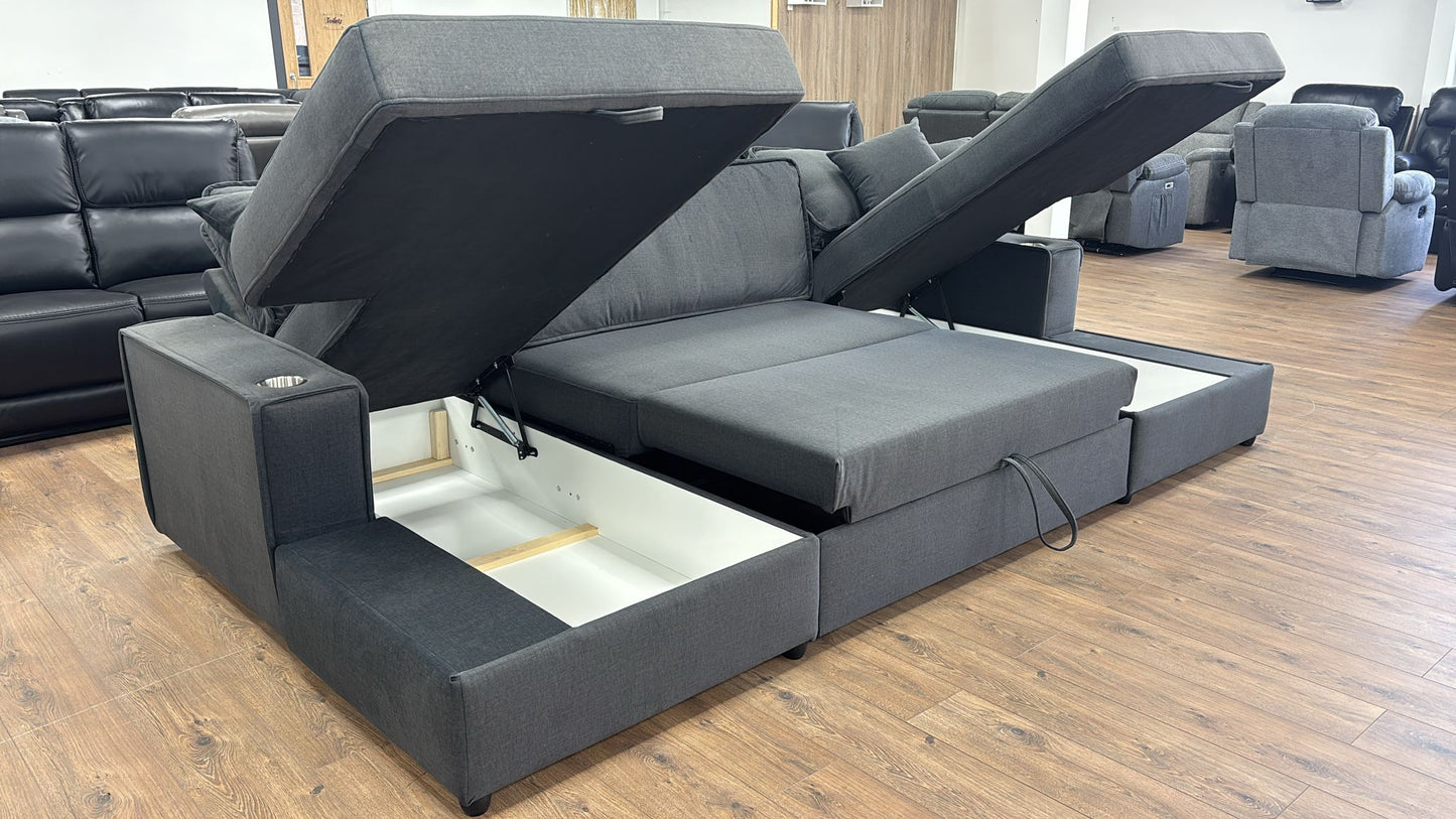 U shape sofa bed