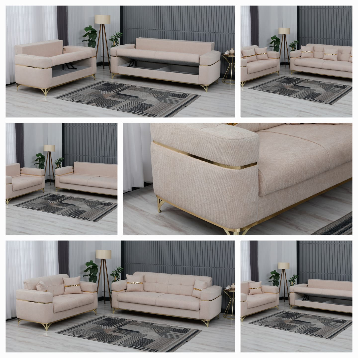 Talet sofa set 3+2+1