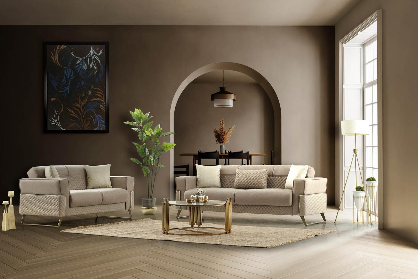 Barcelona sofa bed 3+2.