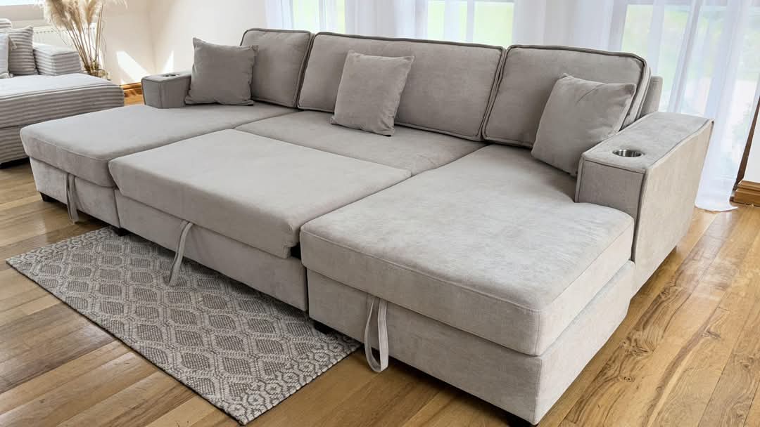 Diana corner sofa bed with storage