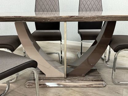 Stone dining table