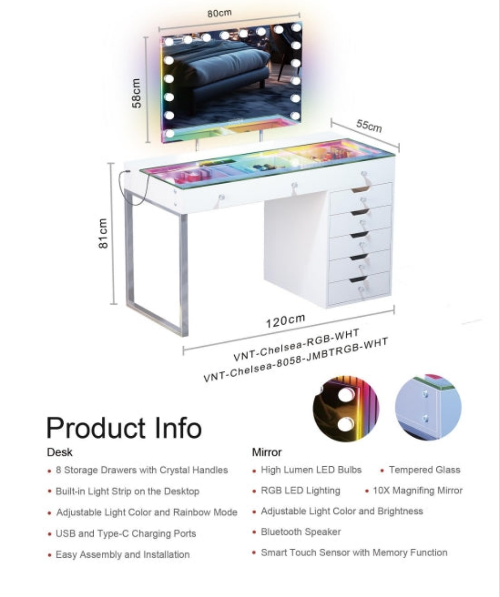 Chels vanity set