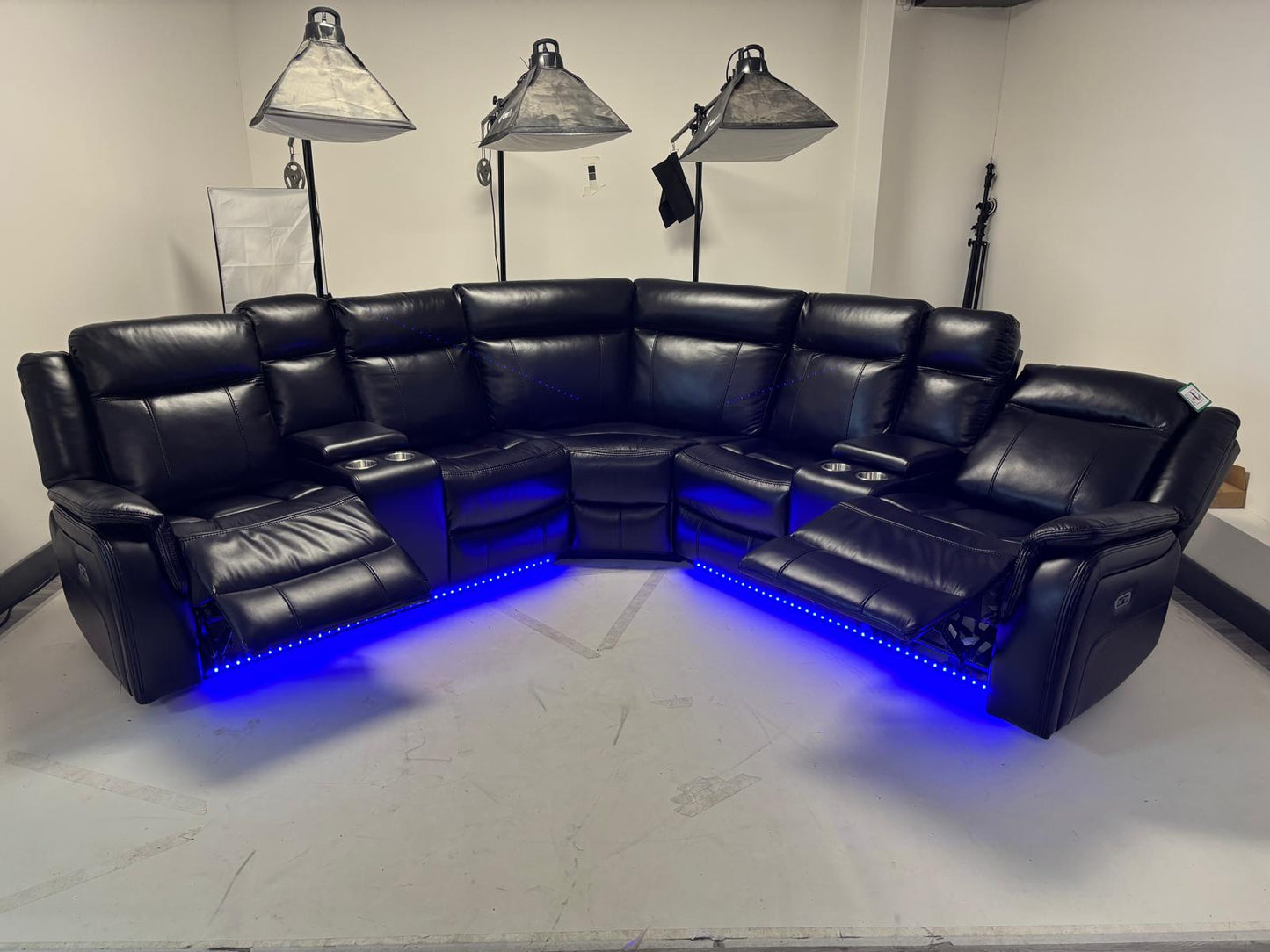 Zango Corner recliner with led