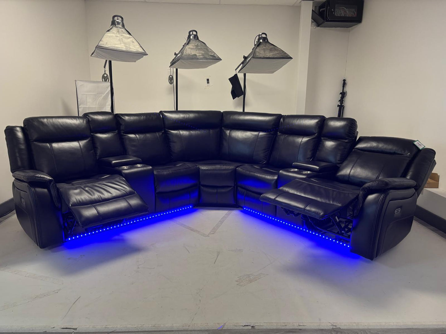 Zango Corner recliner with led