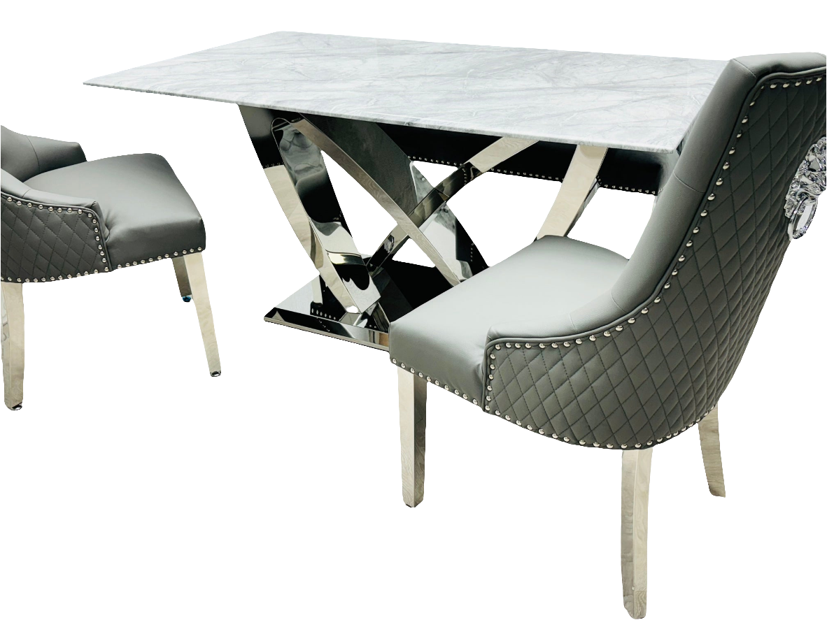 LUCY dining table with four chairs