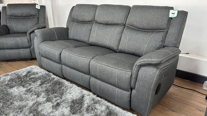 Fabric recliner sofa 3+2 with cup holder