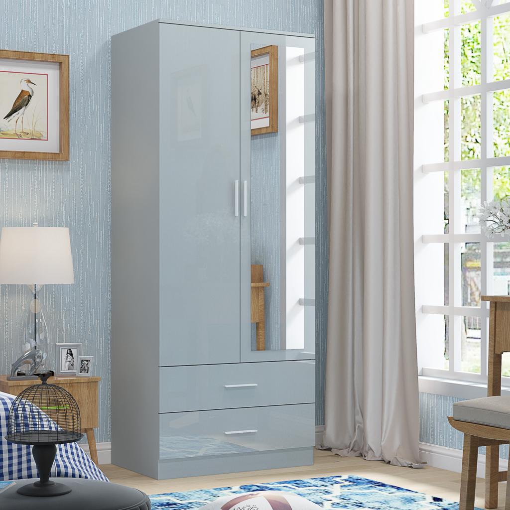 2 door wardrobe with 2 drawers