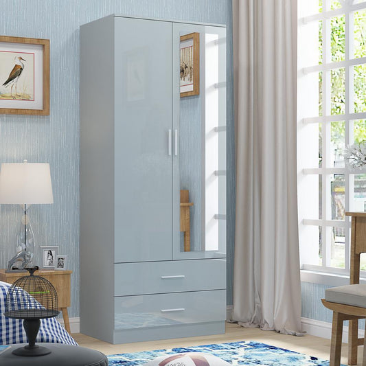 2 door wardrobe with 2 drawers