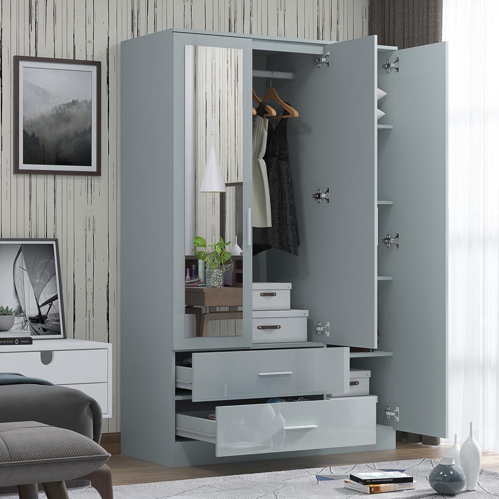 2 door wardrobe with 2 drawers