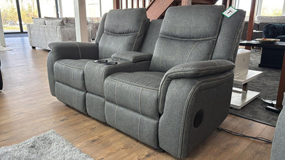 Fabric recliner sofa 3+2 with cup holder