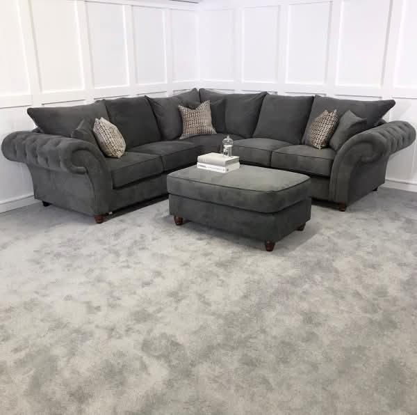 Chesterfield corner sofa