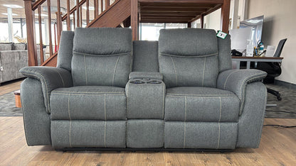 Fabric recliner sofa 3+2 with cup holder