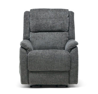 Rise and lift fabric recliner