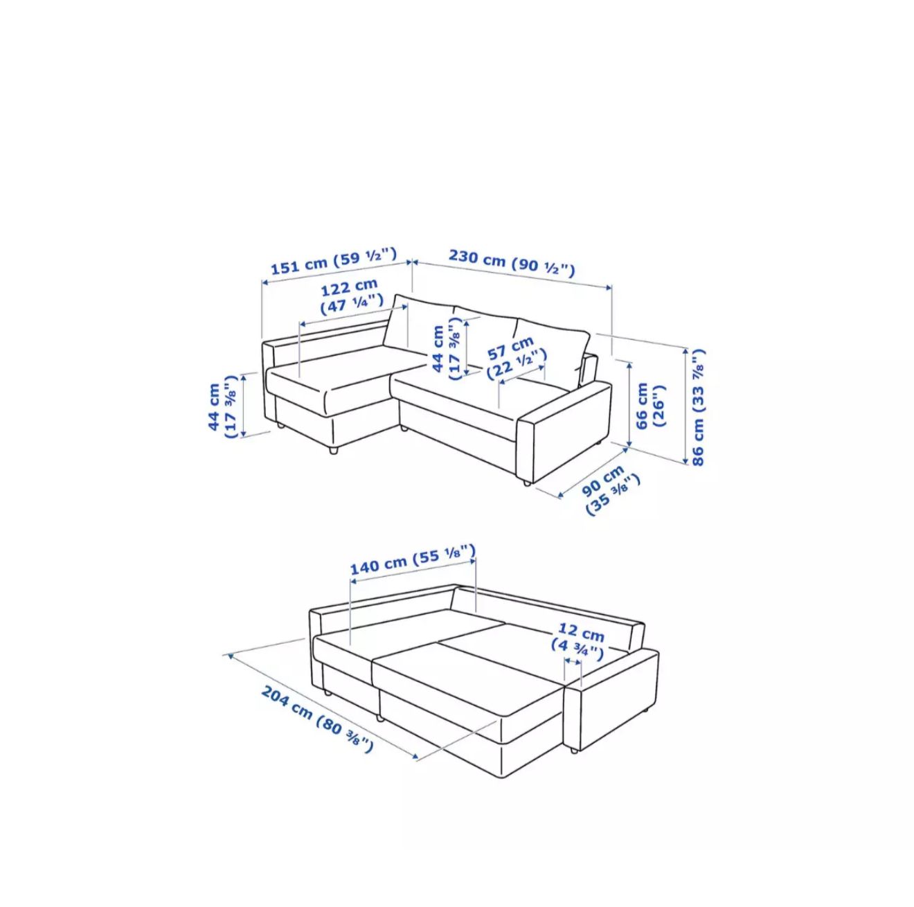 Antonio sofa bed