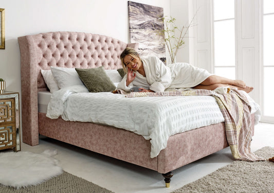 Rosemary double bed frame only