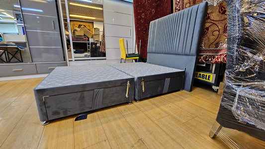 Danny bed frame with drawers