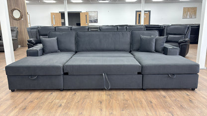 U shape sofa bed