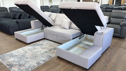 U shape sofa bed
