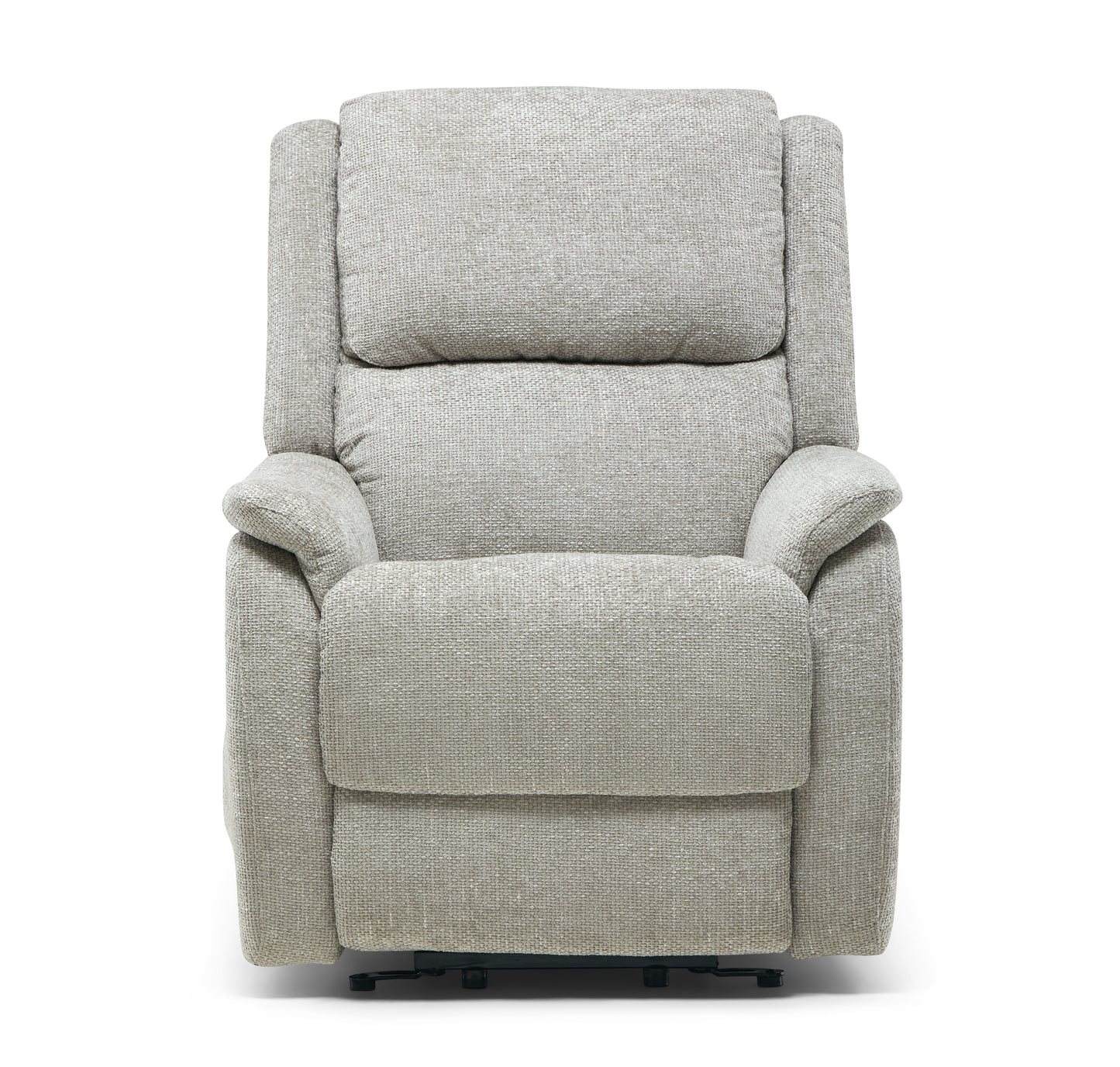 Rise and lift fabric recliner