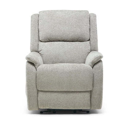 Rise and lift fabric recliner