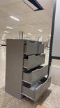 Front gloss chest of drawers