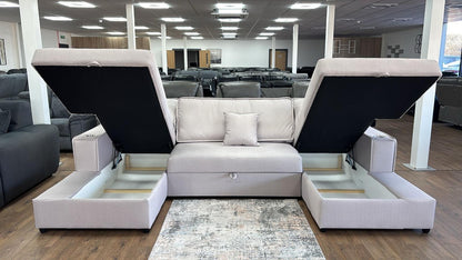 U shape sofa bed