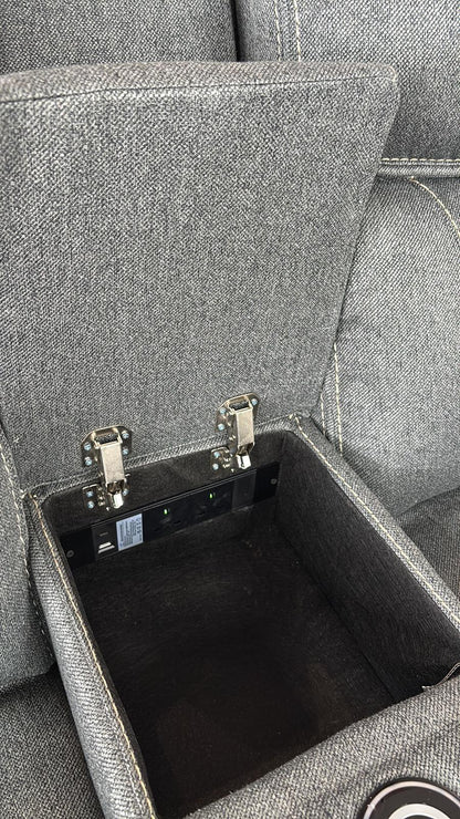 Fabric recliner sofa 3+2 with cup holder