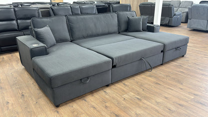 U shape sofa bed